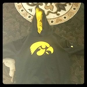 A used Iowa hoodie warm